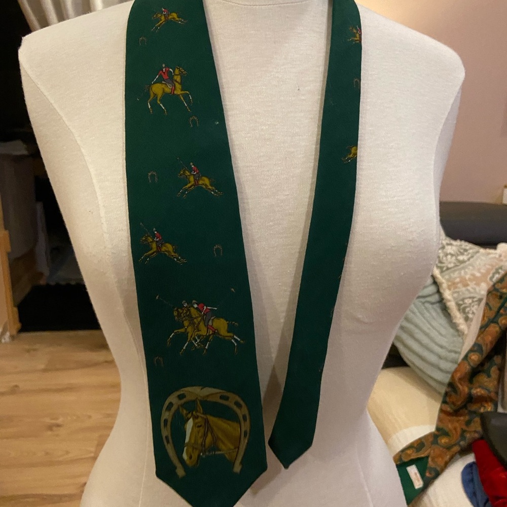 Ralph Lauren Polo Green Necktie